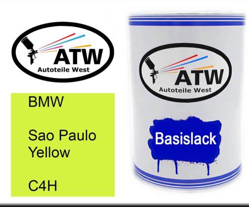 BMW, Sao Paulo Yellow, C4H: 500ml Lackdose, von ATW Autoteile West.